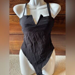 Free People black bodysuit small